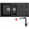 Sinks PERFECTO 1000.1 Pureblack + Mix 3 P GR N6 G16426