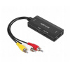 KONVERTOR HDMI DO RCA ADAPTÉR AV CINCH CVBS 1080 AUDI VIDEO KONVERTOR