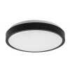 Rabalux Čierne stropné LED svietidlo Samira okrúhle 350mm 36W IP44 71253