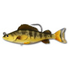 LIVETARGET YELLOW PERCH SWIMBAIT - GOLD/OLIVE 113 MM 21 G SINKING