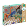 DJECO Luxusný výtvarný set Dinosaury