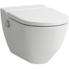 LAUFEN Cleanet Navia závesný elektronický bidet s keramikou, Rimless, 360 x 580 mm, matná biela, H8206017570001