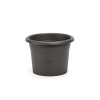 Plastia Samozavlažovací kvetináč Narza pr. 25 cm, antracit, pr. 25 cm