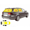 Špeciálne závesy VW Passat B7 kombi Variant 6ks