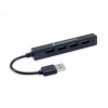 Conceptronic HUBBIES05B USB Hub 4 porty USB-A USB 2.0 480 MBit/s černá HUBBIES05B