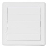 HACO 149155 Mřížka větrací gravitační VM, 175 x 175 mm G/125 mm, bílá 0233