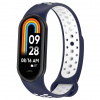 Xiaomi Mi Smart Band 8/9/10 náhradný náramok - Športový priedušný perforovaný Farba: Modro biela MBSCZ-SPP807