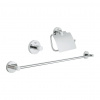 GROHE Essentials - Sada doplnkov do kúpeľne 3v1, chróm 40775001