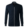 MALFINI PREMIUM Mikina Bomber 453 na zip, pánská MAL-4530215 L Modrá námořní