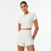 USA Pro x Sophie Habboo Short Sleeve Crop Tee Cream 16 (44)