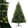 vidaXL Umelý skladací vianočný stromček so stojanom 120 cm - Zelená - 81155-35569