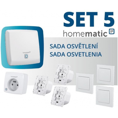 Centrálna jednotka Homematic IP Sada osvetlenia Homematic IP - HmIP-SET5 (s možnosťou stmievania) (HMIP-SET5)