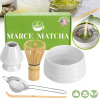 SADA NA MATCHU RUČNÉ PREVEDENIE, MISKA MATCHA BAMBUSOVÁ METLIČKA MATCHA