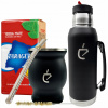 Veľký set pre yerba maté Taragui: termoska, bombilla, matero, čistič, yerba