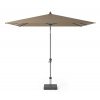 Slnečník Riva 1 Basic Platinum Veľkosť: 250 x 250 cm, Farba rámu: Antracitová, Farba látky: Taupe