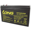 Long WP1224W WP1224W olovený akumulátor 12 V 6 Ah olovený so skleneným rúnom (š x v x h) 151 x 101 x 51 mm plochý konektor 6,35 mm nebadateľné vybíjanie,; WP1224W