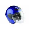 Moto helma na skútr Awina modrá vel: 51 - 66 cm obvod hlavy