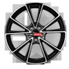 MAM A5 8x18 5x112 ET35 MATT BLACK FRONT POLISH