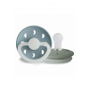 Frigg Dvojbalenie cumlíkov frigg moon phase stone blue night/ sage night, 0-6m, silikón