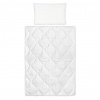KLUPŚ KLUPS Výplň perinka + vankúš do postieľky zimná Lux winter white 135 x 100 + 60x40 cm
