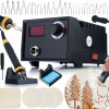 PYROGRAFOVÁ SADA VYPAĽOVAČA NA VYPAĽOVANIE DREVA A KOŽE ROSFIX 60W + KONCOVKY