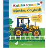 Knižka s puzzle Všetko, čo jazdí - Teller Laura