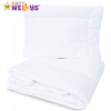 Perinka a vankúš do postieľky 135x100 + 40x60 Baby Nellys - biele Baby Nellys