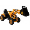 LEAN CARS Traktor na akumulator z Łyżką Koparka Pomarańczowy