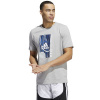 Adidas Badge of Sport Courts Tee M HK6726 (103677) Black S