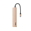 iSTYLE PLB by Epico Hliníkový 8K HUB 6v1 s konektorom USB-C iSTYLE - zlatý