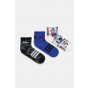 Detské ponožky adidas Performance 3-pak JV5162 modrá 25/27