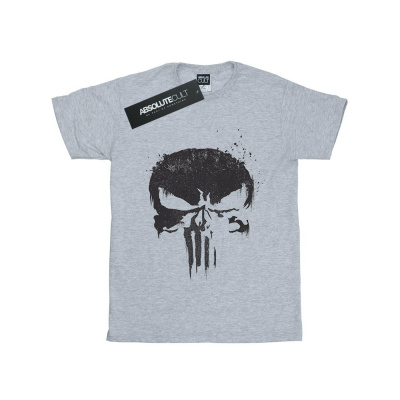 Marvel - Dámske tričko "The Punisher TV Skull Logo" BI43248 (M) (Šedá)