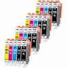 20x XL TUŠE DO TLAČIARNE CANON PIXMA IP7250 MG5650 MG5550