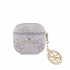 Guess 4G Script PC/PU Charm Puzdro pre AirPods 4 - Pink GUA4P4E4CDP