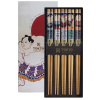 Tokyo Design Studio Čínske paličky set 5 párov Sumo v krabičke
