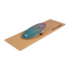 BoarderKING Indoorboard Allrounder, balančná doska, podložka, valec, drevo/korok (FIA2-AllrounderG/R)