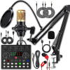 Bluetooth audio rozhranie DSP XLR USB-C Mikrofón Streaming Podcast Live