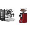 Rocket Espresso Appartamento, black/white + Eureka Mignon Specialita Smart, CR ferrari red