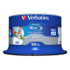 Verbatim Blu-ray BD-R DataLife [ Spindle 50 | 25GB | 6x | WIDE PRINTABLE NO ID ] 43812