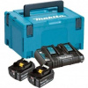 Makita set 2x 5,0Ah akumulátor + dvojnabíjačka 197629-2