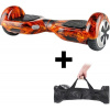 Hoverboard Kolonožka Premium fire red (8594176638256)