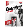 Energizer Max AAA alkalické batérie 2ks