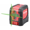 Laser líniový, krížový samonivelačný, zelený, 1H-1V, EXTOL PREMIUM