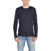 Calvin Klein Jeans Svetre MERINO RWS CREW NECK K10K109474 Modrá