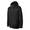 Rimeck VERTEX W55 Zimná softshellová bunda pánska L, Ebony gray