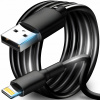 Kábel RETOO USB - Apple Lightning 1 m čierny