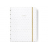 FiloFAX Notebook Moonlight, pozn.blok s vymeniteľ.listami, A5 biely