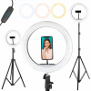 Kozmetická lampa - LedTechnics 8801 10W Ring Lamp (LED lampa pre selfie make -up s statívom)