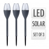 PROGARDEN PROGARDEN PROGARDEN Lampa solárna záhradná súprava 3 ks 38 cm KO-DX9200040