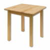 Stôl BM108 75x75x75 borovica masív Odtieň: orech
